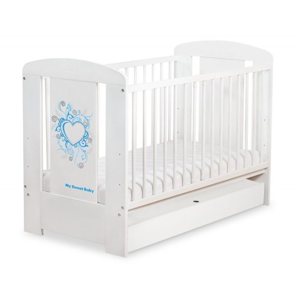 Babybett 120x60cm Chic mit Schublade STANDARD 23