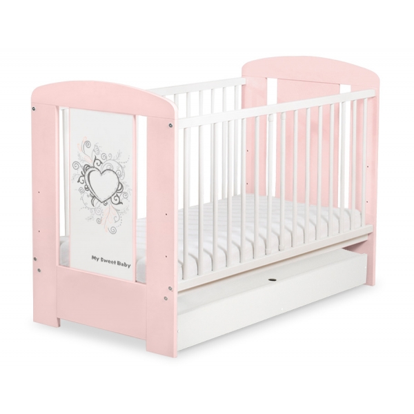 Babybett 120x60cm Chic mit Schublade STANDARD 29