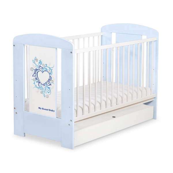 Babybett 120x60cm Chic mit Schublade STANDARD 35