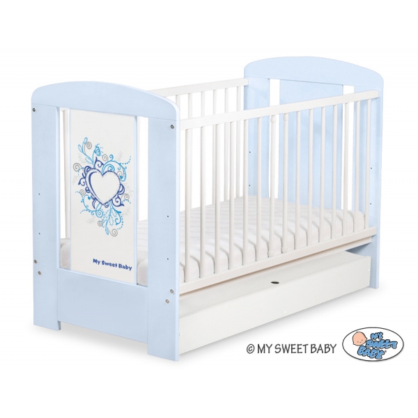 Babybett 120x60cm Chic mit Schublade STANDARD 35