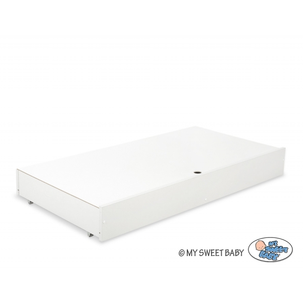 Rosa Babybett 120x60cm Chic mit Schublade STANDARD