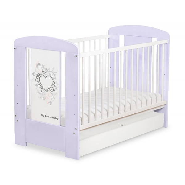 Babybett 120x60cm Chic mit Schublade STANDARD 39