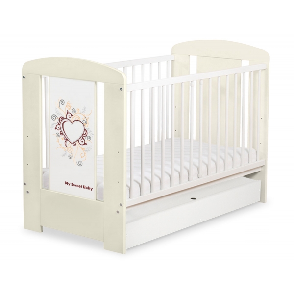Babybett 120x60cm Chic mit Schublade STANDARD 41