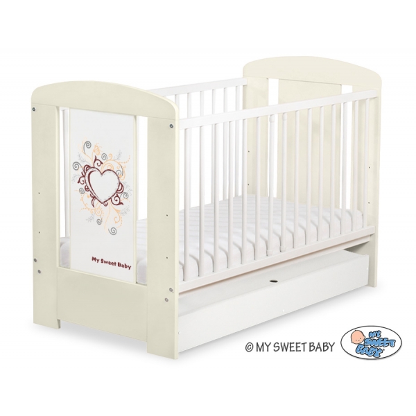 Babybett 120x60cm Chic mit Schublade STANDARD 41