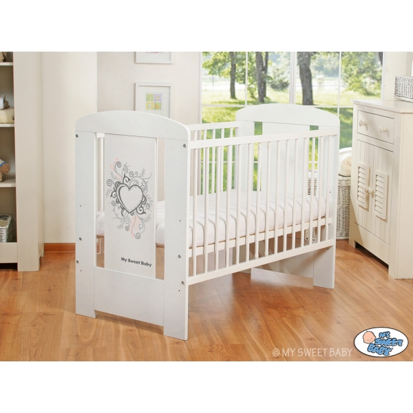 Babybett 120x60cm Chic nr 5010-07-1