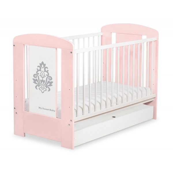 Babybett 120x60cm Glamour mit Schublade STANDARD 3