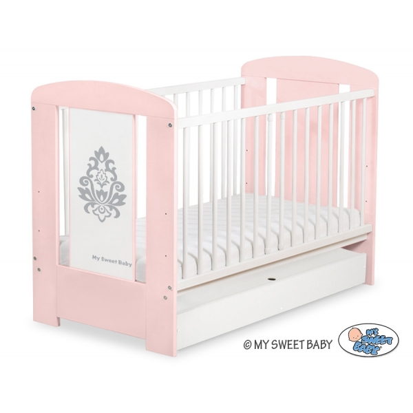 Babybett 120x60cm Glamour mit Schublade STANDARD 3