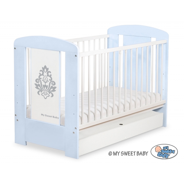 Babybett 120x60cm Glamour mit Schublade STANDARD 5
