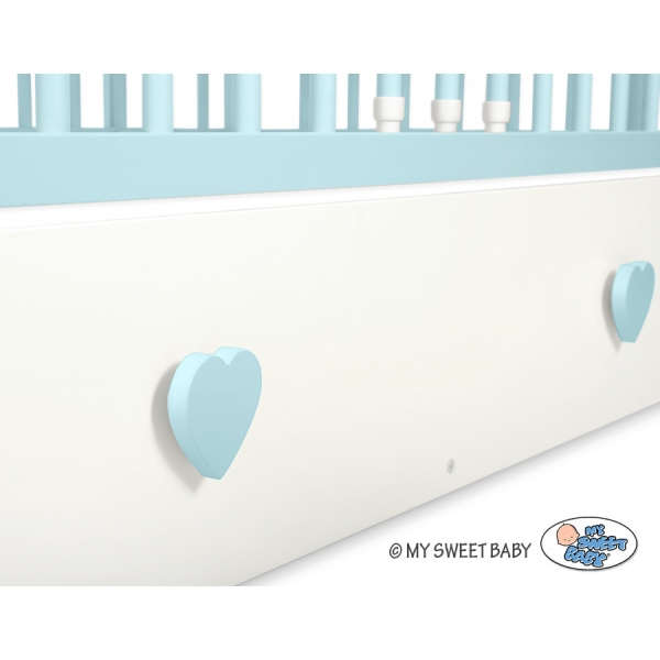 Babybett 120x60cm Lorenzo III mit Schublade MAXI