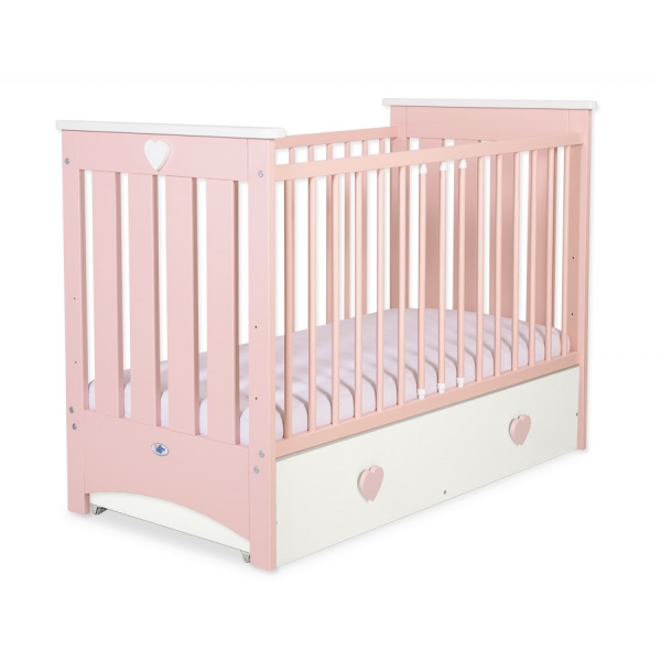 Babybett 120x60cm Lorenzo III mit Schublade MAXI