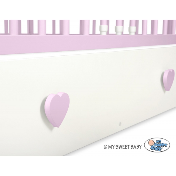 Babybett 120x60cm Lorenzo III mit Schublade MAXI