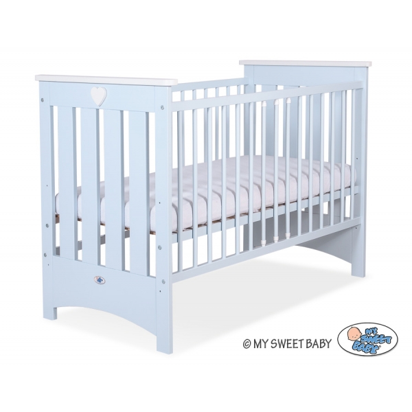 Babybett Blau 120x60cm Lorenzo III