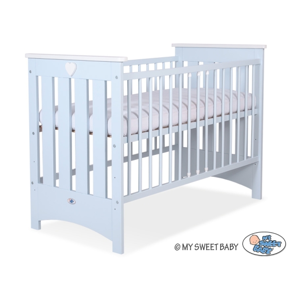 Babybett Blau 120x60cm Lorenzo III