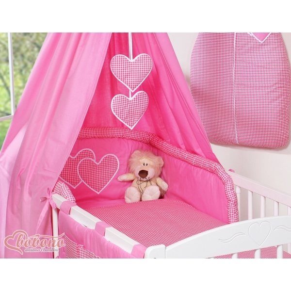 Bettwäsche für Babybett für Mädchen