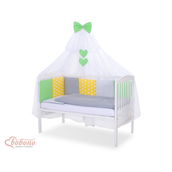 Babybett Bettwäsche-Set 11-tlg mit Moskitonetz - Set 8