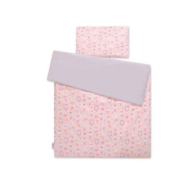Babybett Bettwäsche Set 2-tlg -  Ballerinen rosa