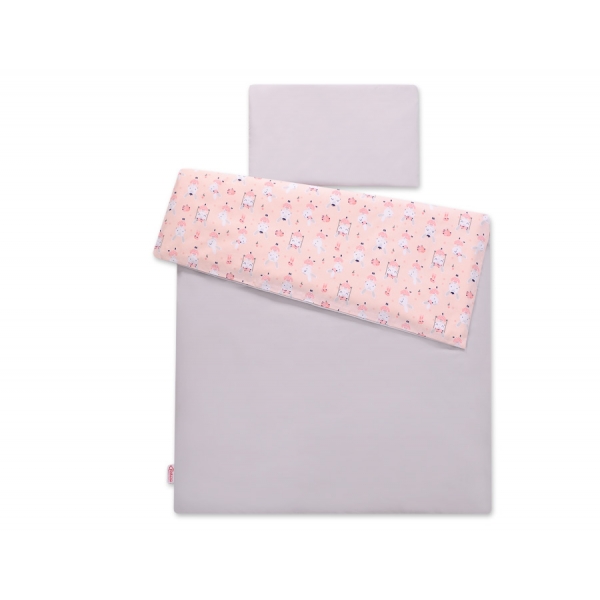 Babybett Bettwäsche Set 2-tlg -  Ballerinen rosa