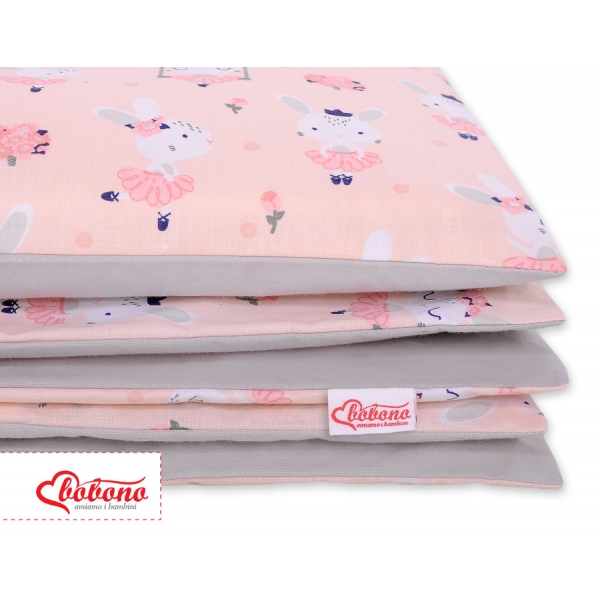 Babybett Bettwäsche Set 2-tlg -  Ballerinen rosa