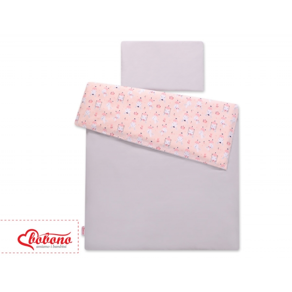 Babybett Bettwäsche Set 2-tlg -  Ballerinen rosa