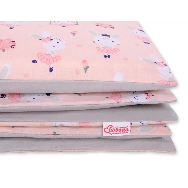 Babybett Bettwäsche Set 2-tlg -  Ballerinen rosa