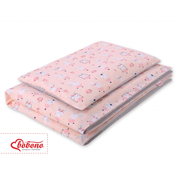 Babybett Bettwäsche Set 2-tlg 100x135cm Mini - Ballerinas rosa