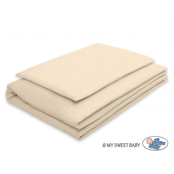 Babybett Bettwäsche Set 2-tlg - beige
