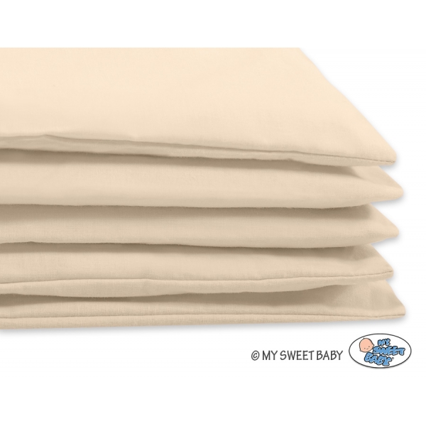 Babybett Bettwäsche Set 2-tlg - beige