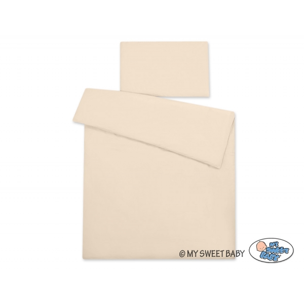 Babybett Bettwäsche Set 2-tlg - beige