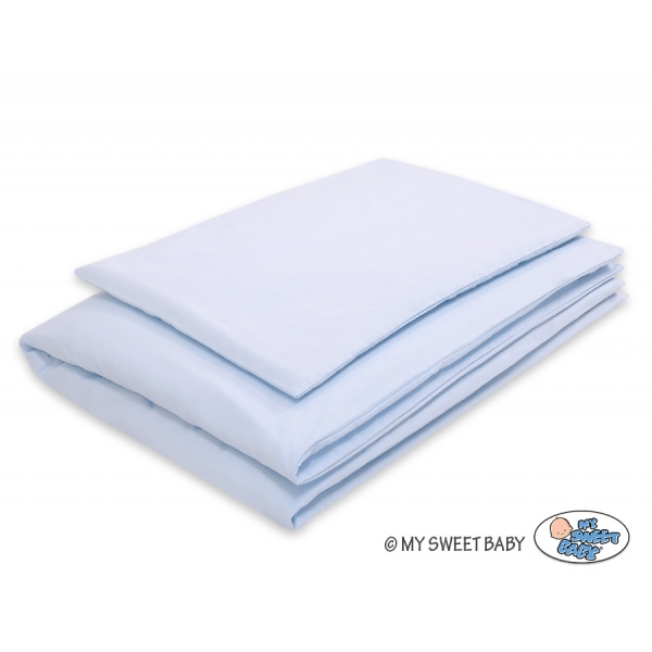 Babybett Bettwäsche Set 2-tlg - blau