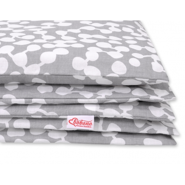 Babybett Bettwäsche Set 2-tlg - Bubbles grau