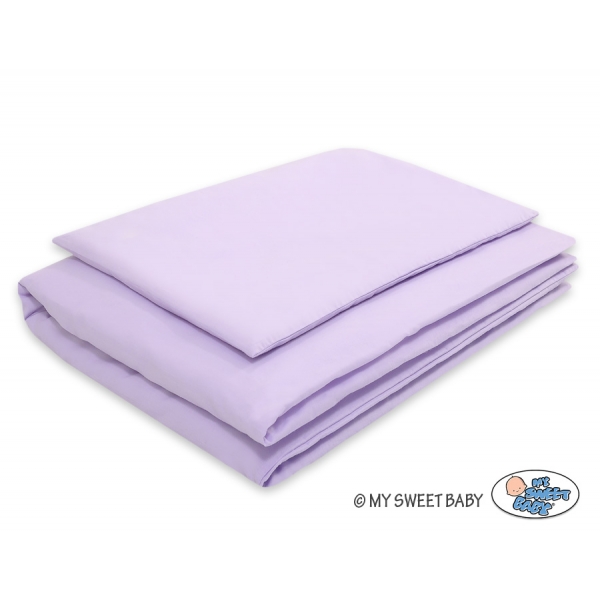 Babybett Bettwäsche Set 2-tlg - lila
