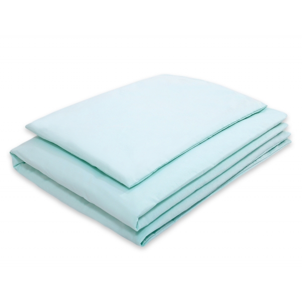 Babybett Bettwäsche Set 2-tlg - minze
