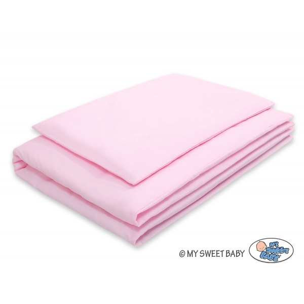 Babybett Bettwäsche Set 2-tlg - rosa