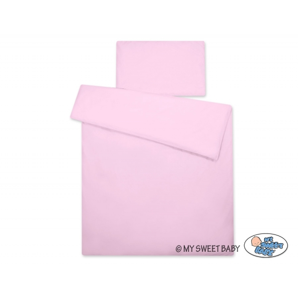Babybett Bettwäsche Set 2-tlg - rosa