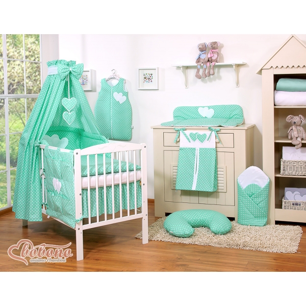 Dicker Stoff Betthimell für Babybett