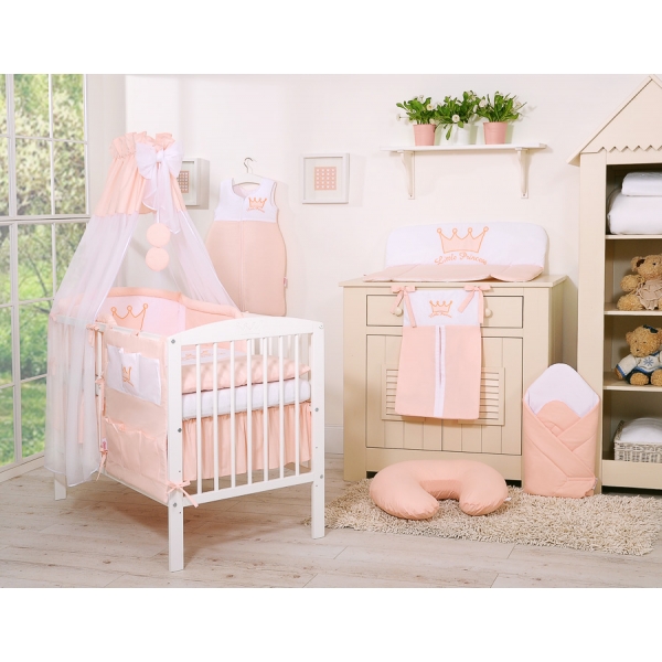 Babybett Himmel aus Chiffon - Little Prince/Princess puderrosa