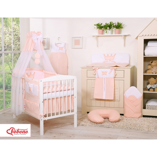 Babybett Himmel aus Chiffon - Little Prince/Princess puderrosa