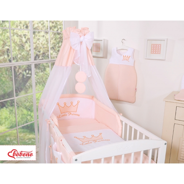 Babybett Himmel aus Chiffon - Little Prince/Princess puderrosa