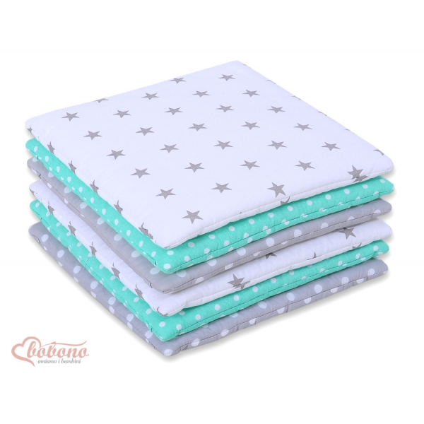 Babybett Kopfschutz 6tlg - Set 34