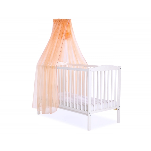 Babybett Himmel Moskitonetz pfirsich mit Stange