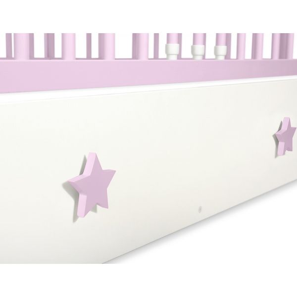 Babybett Schublade MAXI - Sternchen