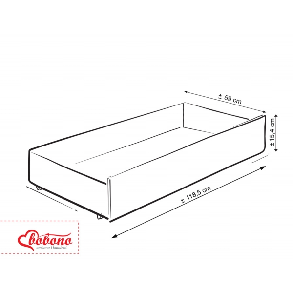 Babybett Schublade STANDARD