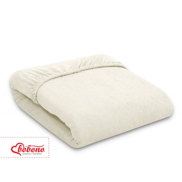 Babybett Spannbettlaken aus Frottee 140x70cm - Creme