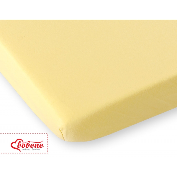 Babybett Spannbettlaken aus jersey 120x60cm - Gelb