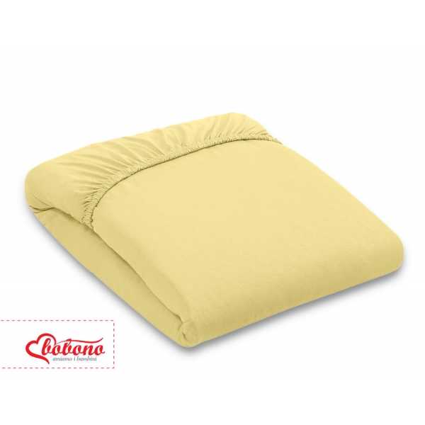 Babybett Spannbettlaken aus jersey 120x60cm - Gelb