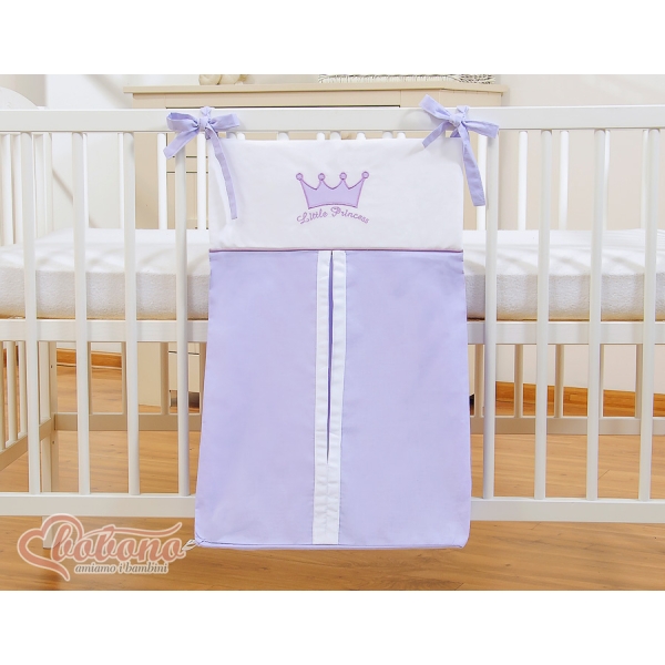 Babybett Windelntasche - Little Prince/Princess lila