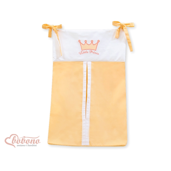 Babybett Windelntasche - Little Prince/Princess pfirsich