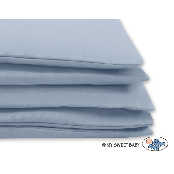 Babybett Bettwäsche Set 2-tlg- pastellblau