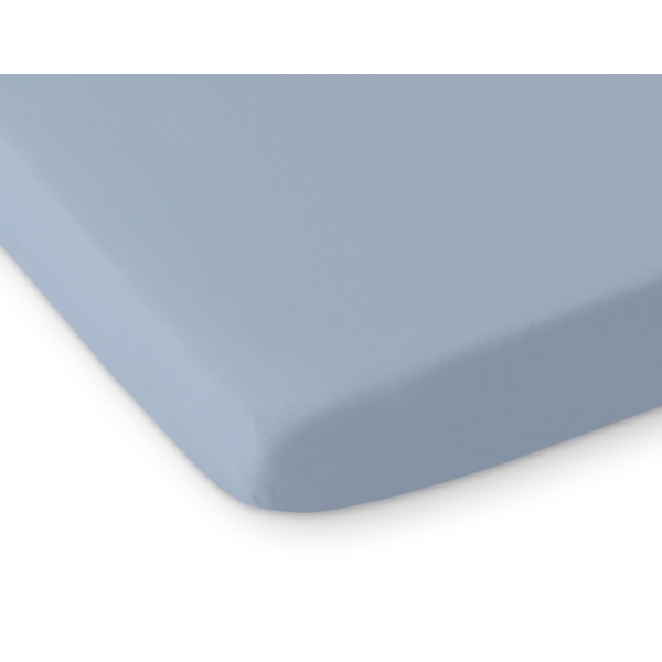 Spannbettlaken 60x120 Pastellblau