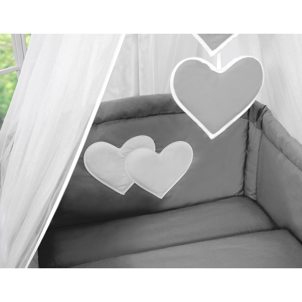 Bettumrandung für Babybett 60x120cm Bettwäsche Set